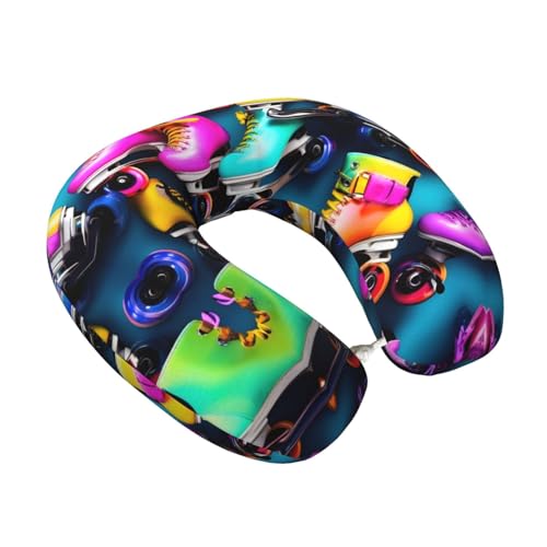 Almohada cervical poliéster color negro tamaño único miniatura 2