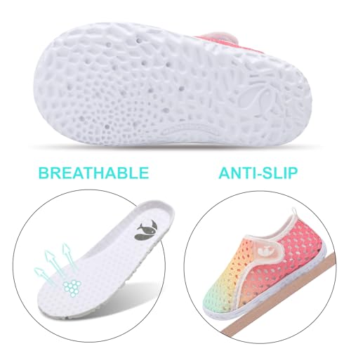 Image of FEETCITY Boys Girls Water Shoes Kids Aqua Socks Quick Dry Barefoot for Beach Swimming Pool