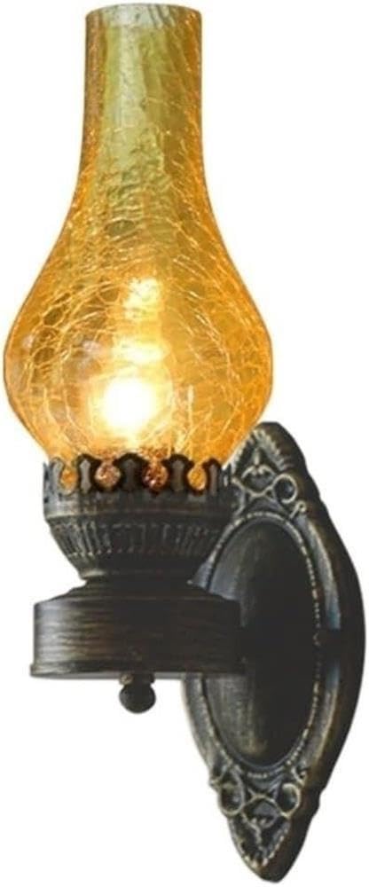 Apparecchio A Parete In Ferro Moderno Stile Lampada Cherosene Vintage
