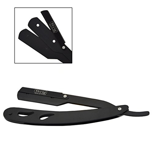 Black Barber Salon Straight Cut Throat Shaving Razor Rasoirs
