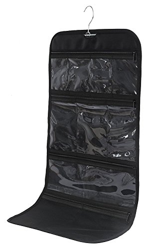 WODISON Transparent Clear Hanging Travel Toiletry Cosmetic Organizer Storage Bag Large