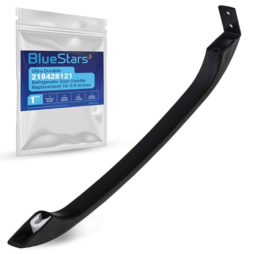 Image of BlueStars Ultra Durable 218428121 Refrigerator Door Handle Replacement 16-3/4 Inches - Compatible with Frigidaire Refrigerators - Replaces 218428107 AP2114546 PS427931 781148