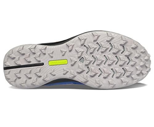 Saucony Tênis feminino Peregrine 12, Azul (Blue Raz)/Fumê, 9.5