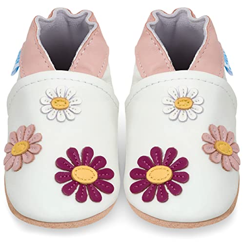 Juicy Bumbles - Weicher Leder Lauflernschuhe Krabbelschuhe Babyhausschuhe...