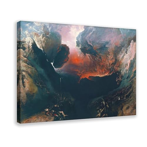 The Great Day of His Wrath John Martin décoration murale salon style cabinet curiosité