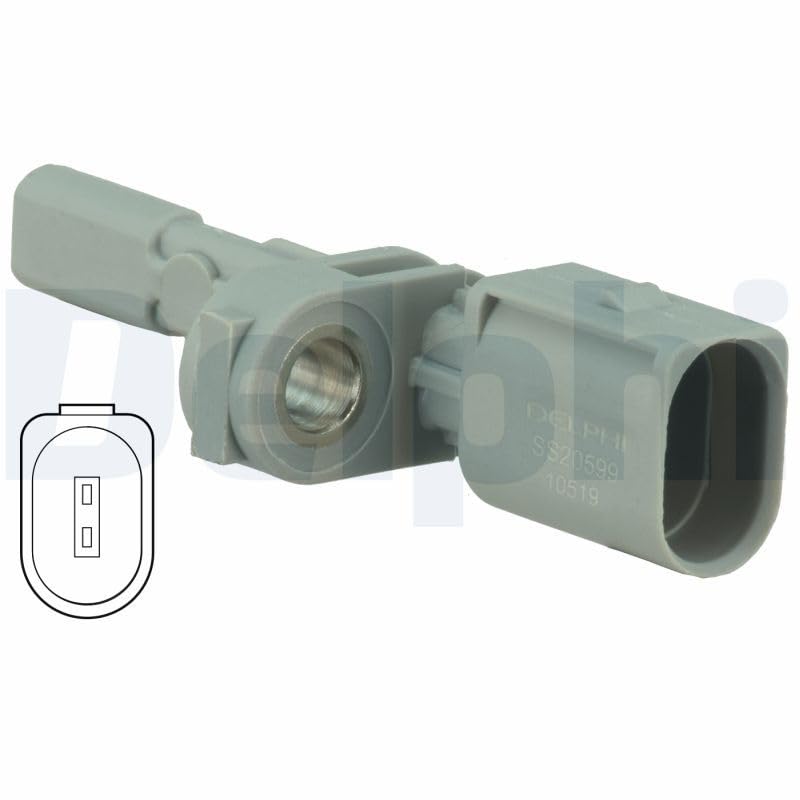 Capteur ABS SS20599 DELPHI type actif à 2 contacts pour Golf VII et Tiguan II