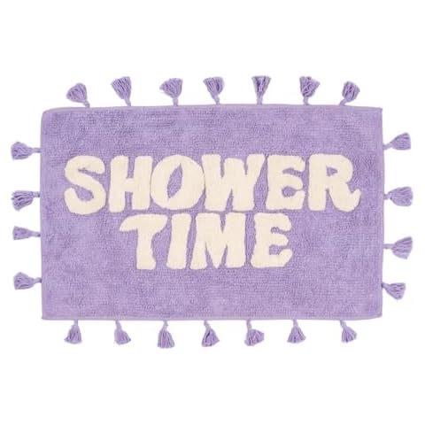 Tapis de Bain Flamingueo Violet Cover