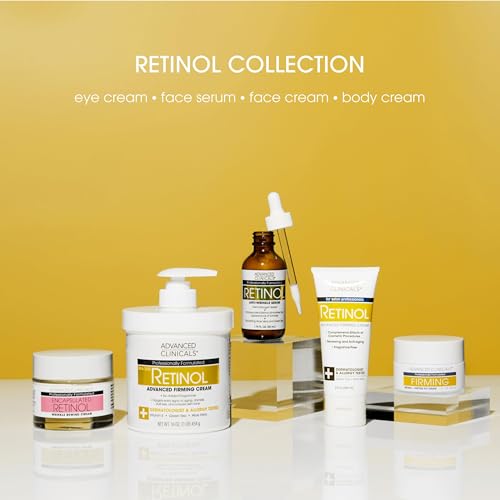 Advanced Clinicals Professional Strength Retinol Serum. Anti-aging, Wrinkle Reducing (1.75oz) - Image 5