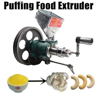 Lfhelper Commercial Puffed Food Extruder Rice Corn Puffing Extrusion Machine Puff Snack Food Machine Multi-Function Corn Rice Puff Making Sweet Stick Machine