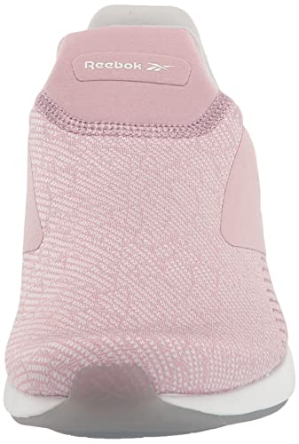 Reebok Women's DailyFit DMX Slip On Walking Shoe, Infused Lilac/Pure Grey/White, 9 US Women