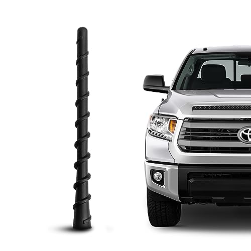 Jamscar Short Antenna Compatible for Toyota Tundra 2000-2024, Flexible Rubber Pickup Truck Radio Antenna Accessories Replacement, Designed for Optimized AM FM Signal Reception