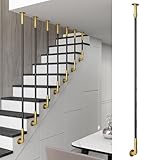 Photo Gallery lxlzyxsf balaustra del scale stile industriale palo a balaustro per scale montato lateralmente, palo di recinzione per soffitta per decorazione della casa & protezione anticaduta(h-180cm(5.9ft)) Photo Gallery lxlzyxsf balaustra del scale stile industriale palo a balaustro per scale montato lateralmente, palo di recinzione per soffitta per decorazione della casa & protezione anticaduta(h-180cm(5.9ft))