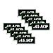 Ammo Can Labels 45 ACP Ammunition Decals 10 Pack Adhesive Vinyl 3