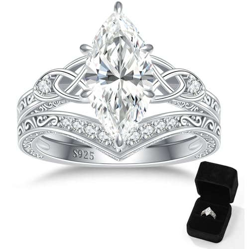 LOIPURI 4CT���A�b�T�i�C�g�}�[�L�X����w�փZ�b�g�A�����p�n�[�g�^�P���g�m�b�gD�J���[VVSI S925�X�^�[�����O�V���o�[�v���~�X���b�W�o���h�A�ؖ���&�{�b�N�X�t���u���C�_���t�F�X�e�B�o���M�t�g�A�T�C�Y5-10, 10, S925�X�^�[�����O�V��