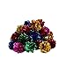 Kikumi 30 Pieces Pet Ball Toy Multicolor Multicolor Cat Ball of Shiny Wrinkles for Old Cats