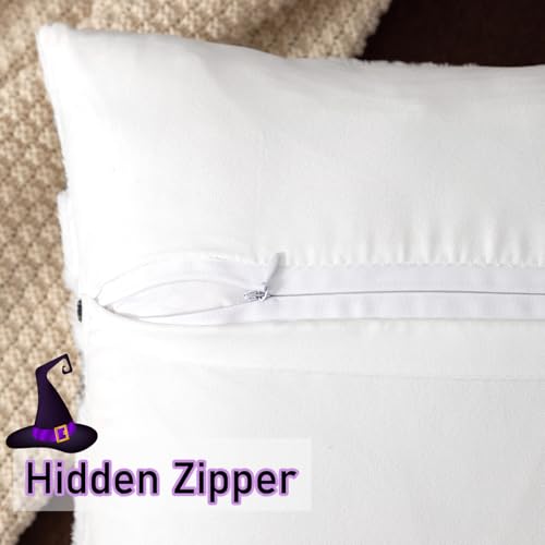 UGASA-Halloween-Pillow-Covers-Ghost-Throw-Pillow-Cases-Soft-Plush-Faux-Fur-Wool-Couch-Cushion-Case-for-Home-Decor-Set-of-218×18-Pure-White UGASA Halloween Pillow Covers Ghost Throw Pillow Cases Soft Plush Faux Fur Wool Couch Cushion Case for Home Decor Set of 218×18 Pure White