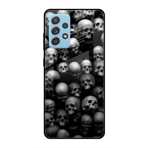 Image of SmashItUp Skull | Pattern's Designer Printed TPU Metal Case Mobile Back Cover for Samsung A53 5G