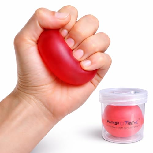 Image of PHYSIOTREX- Gel Exercise Ball | finger exercise equipment | finger exerciser - Hand Therapy | Physio Gel Ball |finger exerciser physiotherapy | stress relief ball