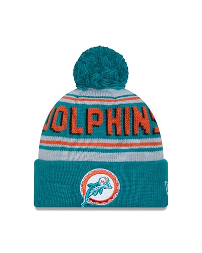 New Era Men's Team Logo Cuffed Knit Pom Hat - Pick...