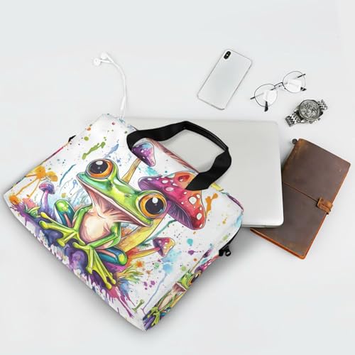 Maletín para portátil 15.6" estilo rana y seta miniatura 7