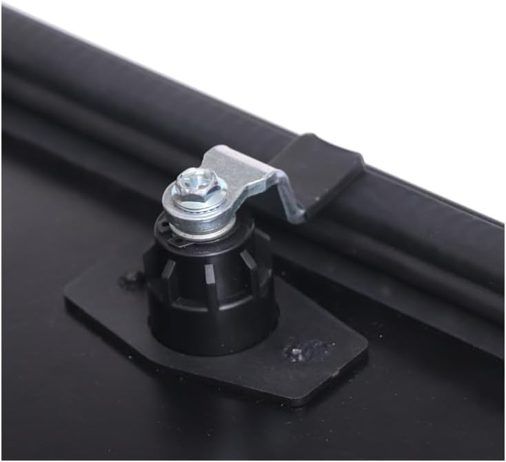Rv Luggage Door, Rounded Aluminum Camper Door, 19.7x11.8 Inch Access Door with Two Keys, Suitable for Rv Camper Trailer Luggage Door (Black)