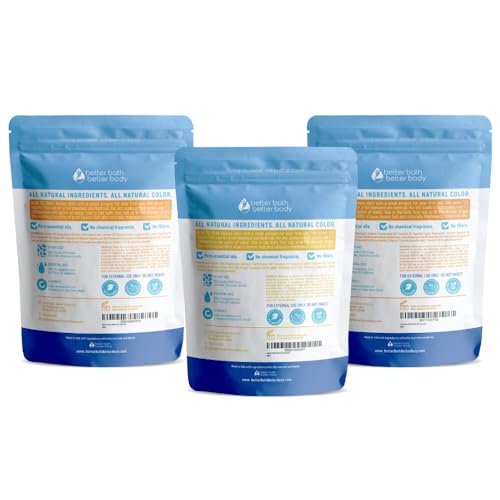 Detox Bath Bundle (3-Pack) Detox Bath Soak 2-lbs, Detox Foot Soak 2-lbs, Turmeric Bath Soak 2-lbs USP Grade Epsom Salt, Pure Essential Oils, Plus Vitamin C Crystals (3-Pack) - Image 3