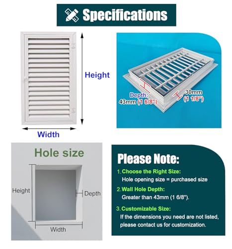 Trappe d'inspection pour cloison sèche solution accès grand format - 8