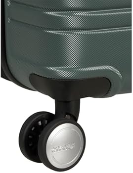 American Tourister Flashline Spinner S, Hand Luggage, Green (Dark
