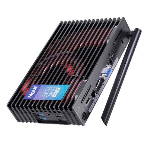 MeLE Mini PC Fanless PCG35HD N5105 Micro Computer, 8GB 128GB