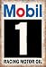 PEI's Mobil 1 Racing Motor Oil Retro Vintage Tin Metal Sign Wall Decor for Home Garage Bar Man Cave, 8x12 inch/20x30cm