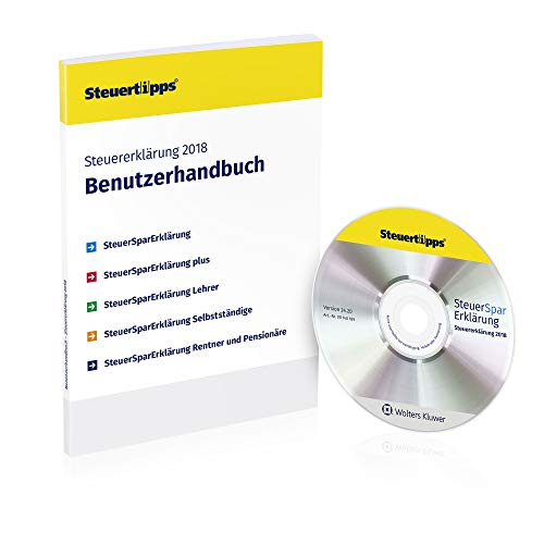Preisvergleich Produktbild SteuerSparErklärung Plus 2019, Schritt-für-Schritt Steuersoftware für die Steuererklärung 2018, Steuer CD-Rom für Windows 10, 8, 7 in frustfreier Verpackung (FFP)