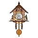 Mrisata Kuckucksuhr, Antik, Holz, Kuckuck, Vogelhaus, Wanduhr, Heimdekoration, Hängende Kuckucksuhr, Automatische Schaukel, Glocke, Pendel, Heimdekoration (CM010)