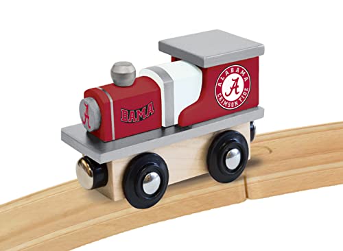 Image of MasterPieces NCAA Alabama Crimson Tide, Real Wood Toy Train Engine, For Ages 3+