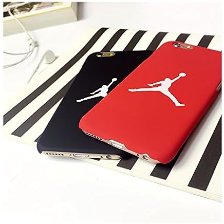 Air Jordan iPhone 7 funda Cover Carcasa casos Cubierta del tel?fono Michael Jordan Chicago Bulls (nero)