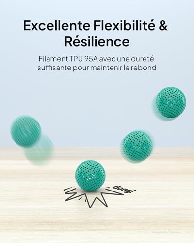 ELEGOO TPU 95A Filament Imprimante 3D 1,75 mm Vert 1KG 2 ELEGOO TPU 95A Filament Imprimante 3D 1,75 mm Vert 1KG – Image 3