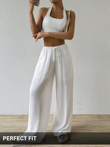 Image of GRECIILOOKS High Waist Trousers for Women - Flared Korean Style Formal Pants | Elegant Workwear for Office, College & Events (Available in Plus Size)
