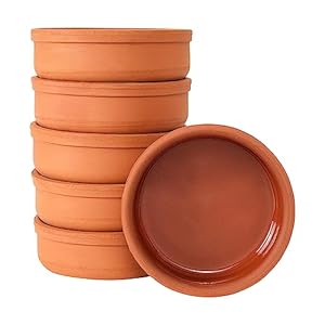 Spar-Home Runde Auflaufformen Tontopf-Set (6er-Set)