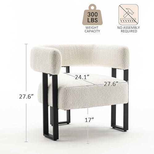 Sillón Plegable Teddy Velvet Blanco Redondo miniatura 3