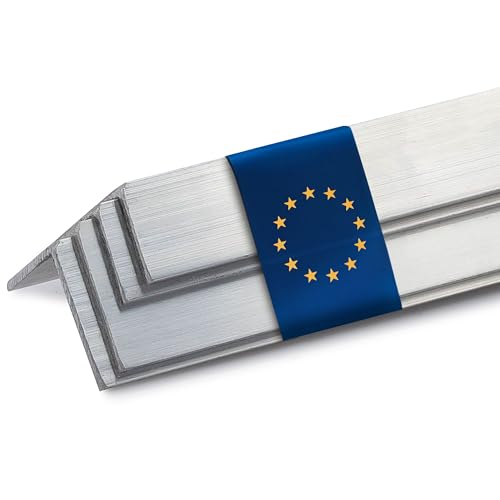 Stahl-Shop24 - Aluminium L-Profil 50x20x2mm, 1500mm - Alu L-Winkel roh - leicht, rostfrei & einfach zu bearbeiten - für Werkstatt, Innenausbau, Möbelbau, Technik, Rahmenbau, Träger