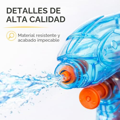 Miniatura 6 de Juego De 3 Mini Pistolas De Agua - Aprox. 8 Cm Con Pistola Rociadora De Agua Pequeña Pequeña Para Niños