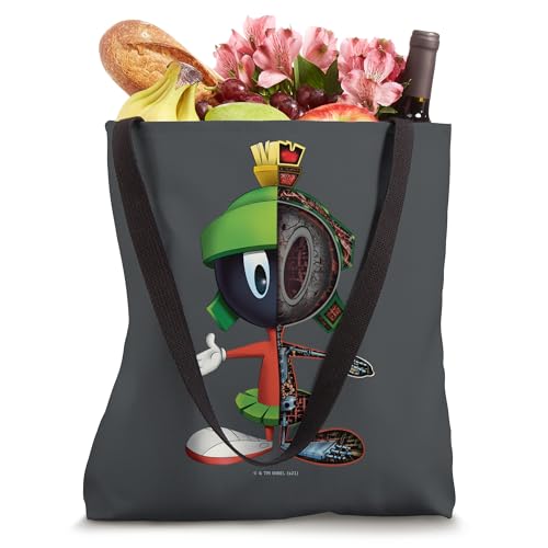 Bolsa tote Looney Tunes Marvin Martian Half Skeleton miniatura 4