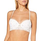  women\'secret Damen Klassischer BH mit Polsterung ohne Polsterung mit Fuß- und Spitzendetail Not Applicable, Estampado Blanco, 95B