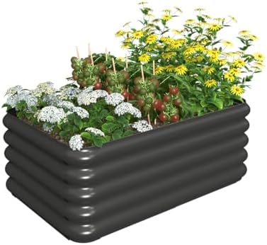 Kit de cama de jardim elevado, para plantar plantas ao ar livre, ...