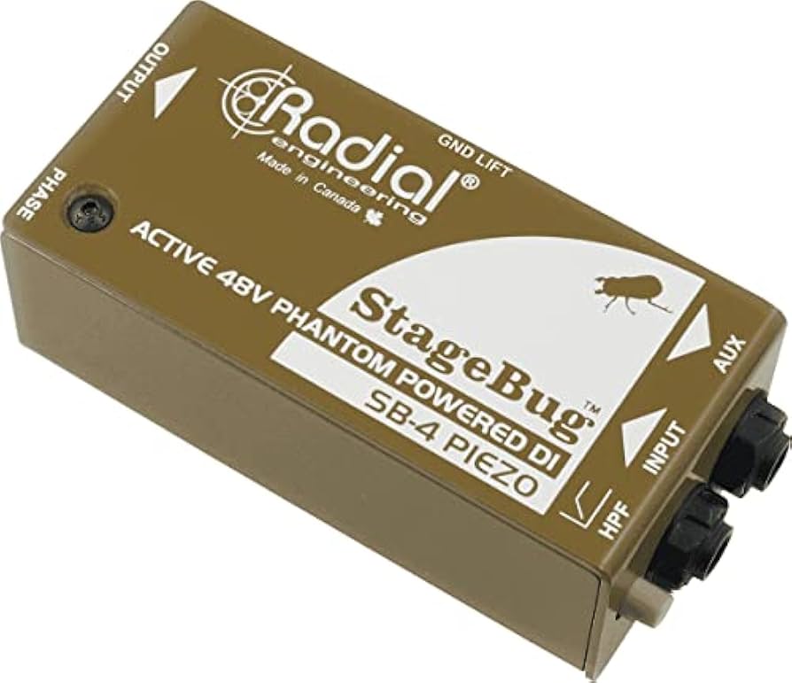 Radial StageBug パッシブDIボックス Radial StageBug SB-2 1-channel Passive Instrument Direct Box