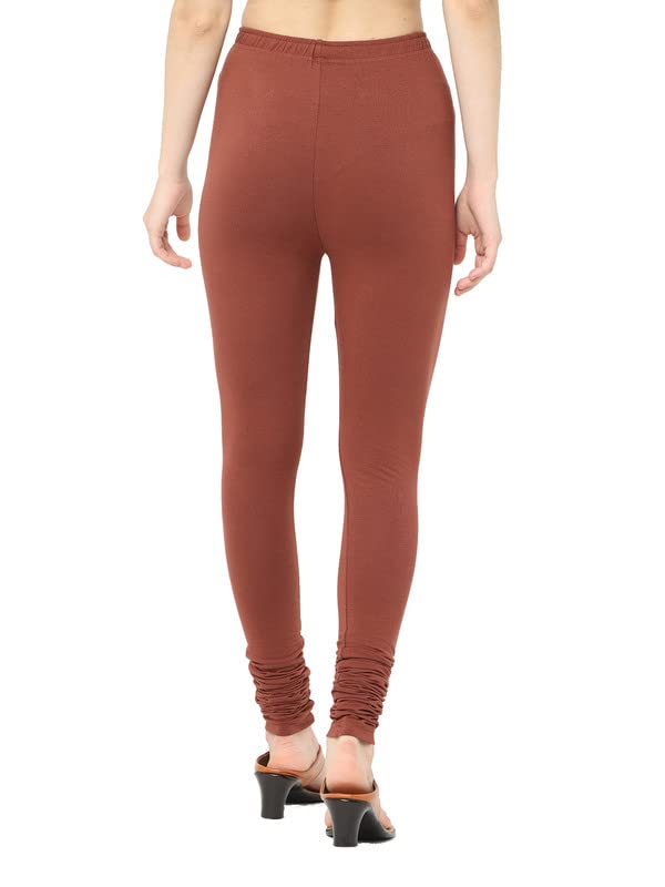 Image of Robinbosky Cotton Churidhar Leggings for Women - Stylish, Stretchable & Flattering Fit for All-Day Comfort