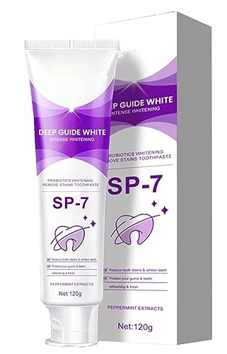 Sp-7 Probiotic Whitening Toothpaste, Brightening & Stain Removing Toothpaste, SP-7 Natural Tooth Whitener, SP-7 Whitening Toothpaste, Deeply Cleaning Gums,Removes Tooth Stains,Fresh Breath (1pcs)