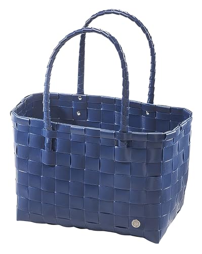 Kobolo Tasche Einkaufstasche Einkaufskorb geflochten Kunststoff...