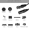 VANDESAIL XLR Cable, 3ft 2 Pack Microphone Cable, XLR Male to Female Balanced Microphone Cord 3 pin, Short 3 Foot Mic Cords, Audio Mic Extension Patch Cable 3 feet (3 Foot, Black) #4