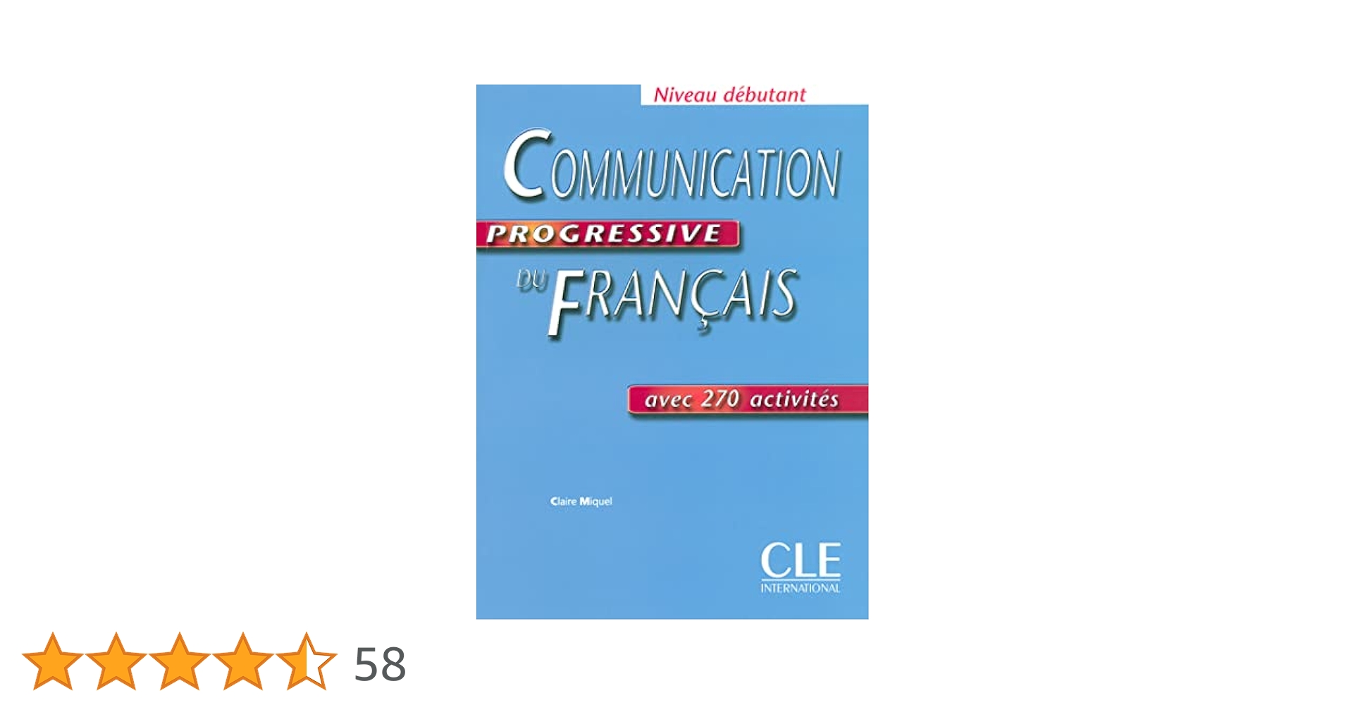 Amazon | Communication Progressive Du Francais (Niveau