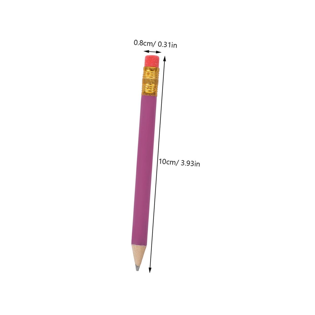 144 Matite Hb in Legno Porpora per Scrittura e Disegno Design Ergonomico, Facili da Conservare, per Studenti e Scuola Elementare